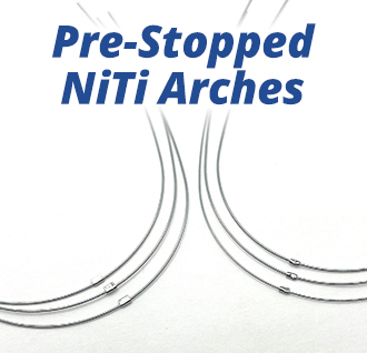 Pre-Stopped NiTi Arches